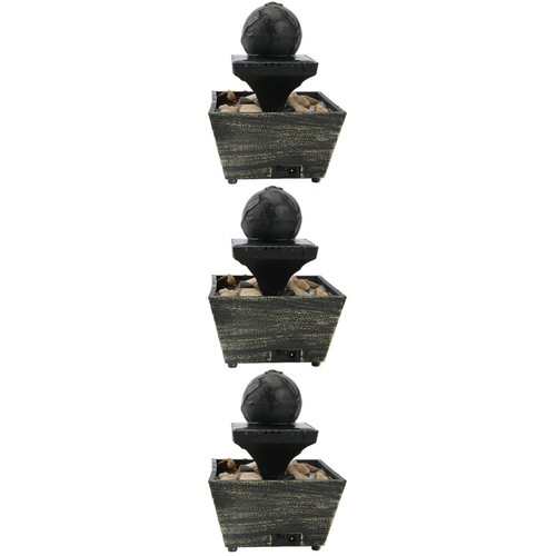 Black indoor desk fountain - indoor,