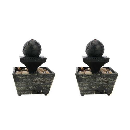 Fontana zen scrivania nera - fontana,