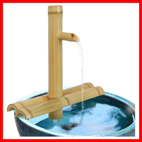Fontana acqua bambù senza - fontana,